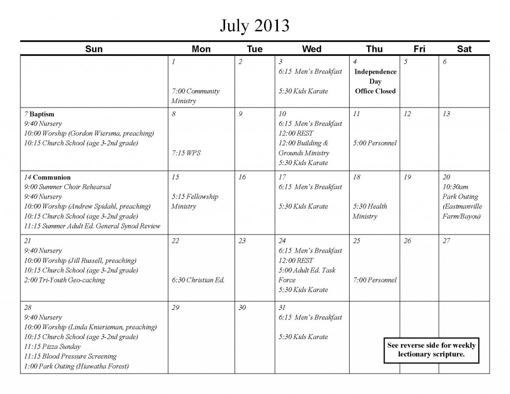 July Calendar and Lectionary_Page_1